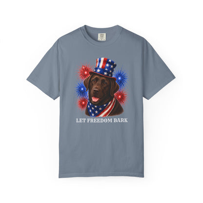 Chocolate Lab Patriotic Shirt