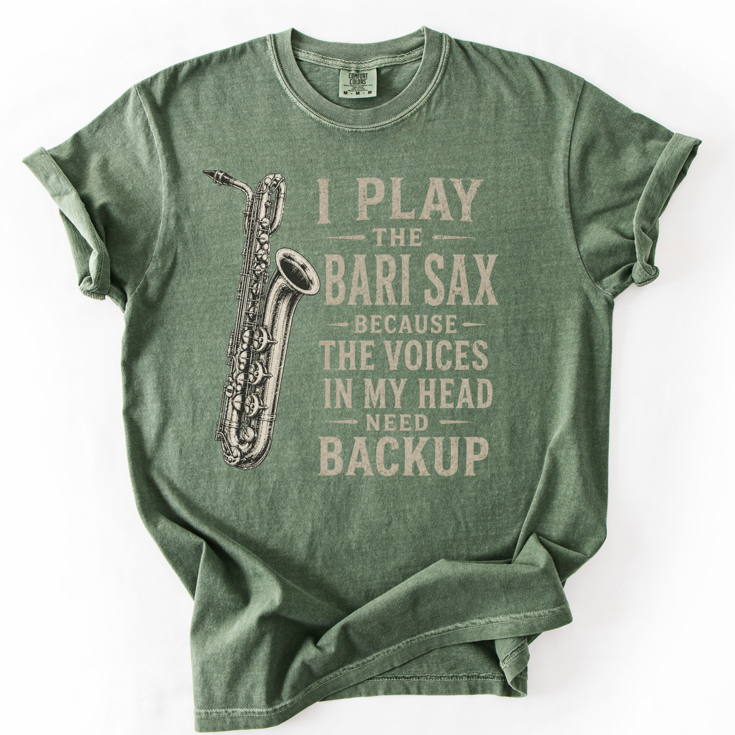 Funny Bari Sax Shirt, Baritone Saxophone Player Gift, Saxophonist Musician Tee