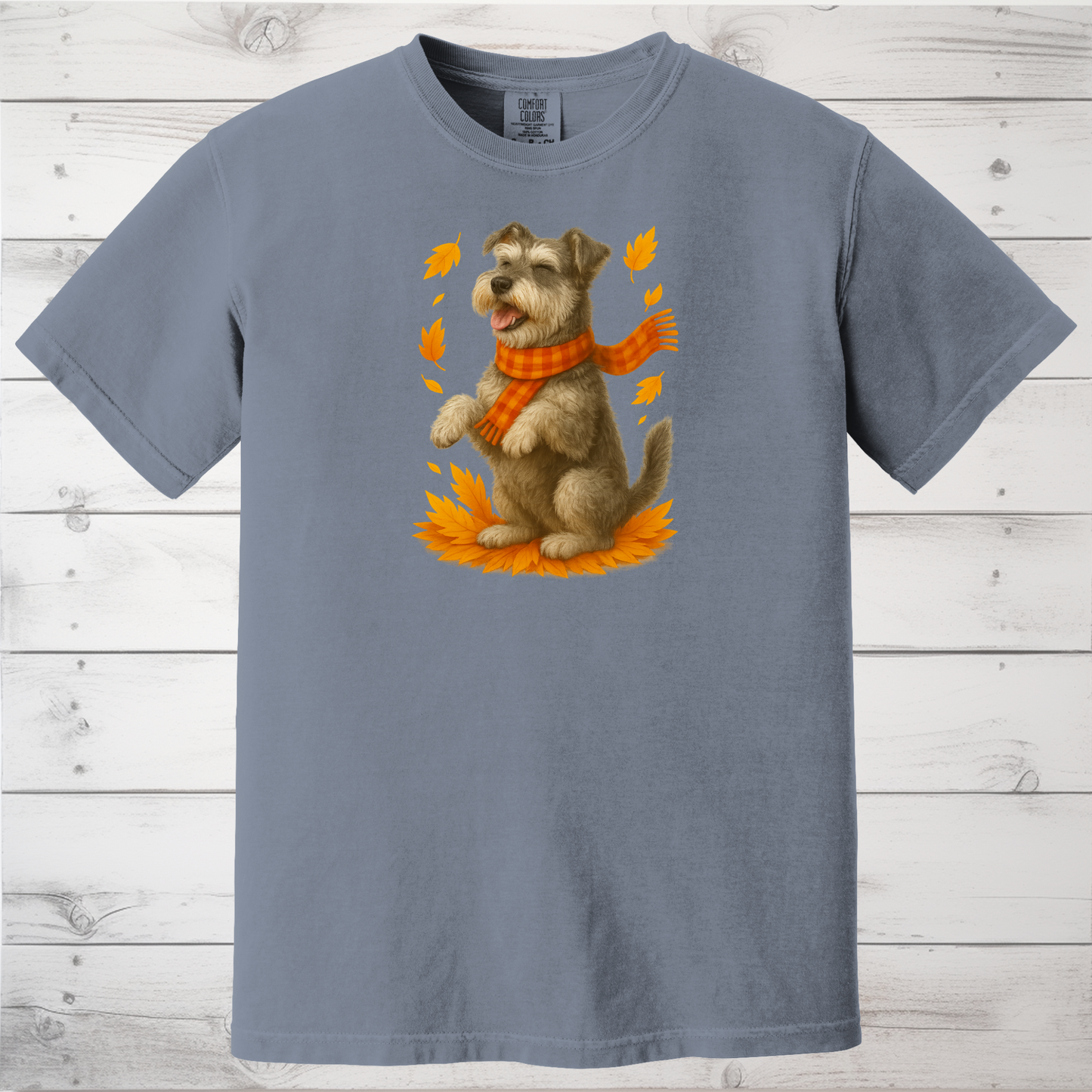 Miniature Schnauzer Autumn Sweatshirt, Cozy Fall Dog Sweater, Schnauzer Lover Apparel, Cute Autumn Dog Tee, Gift for Pet Lovers