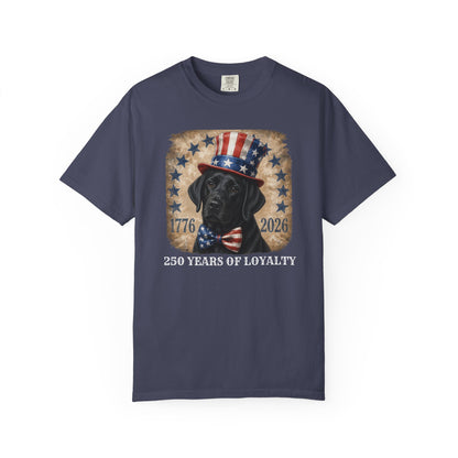 Black Lab 250 Years of Loyalty Shirt