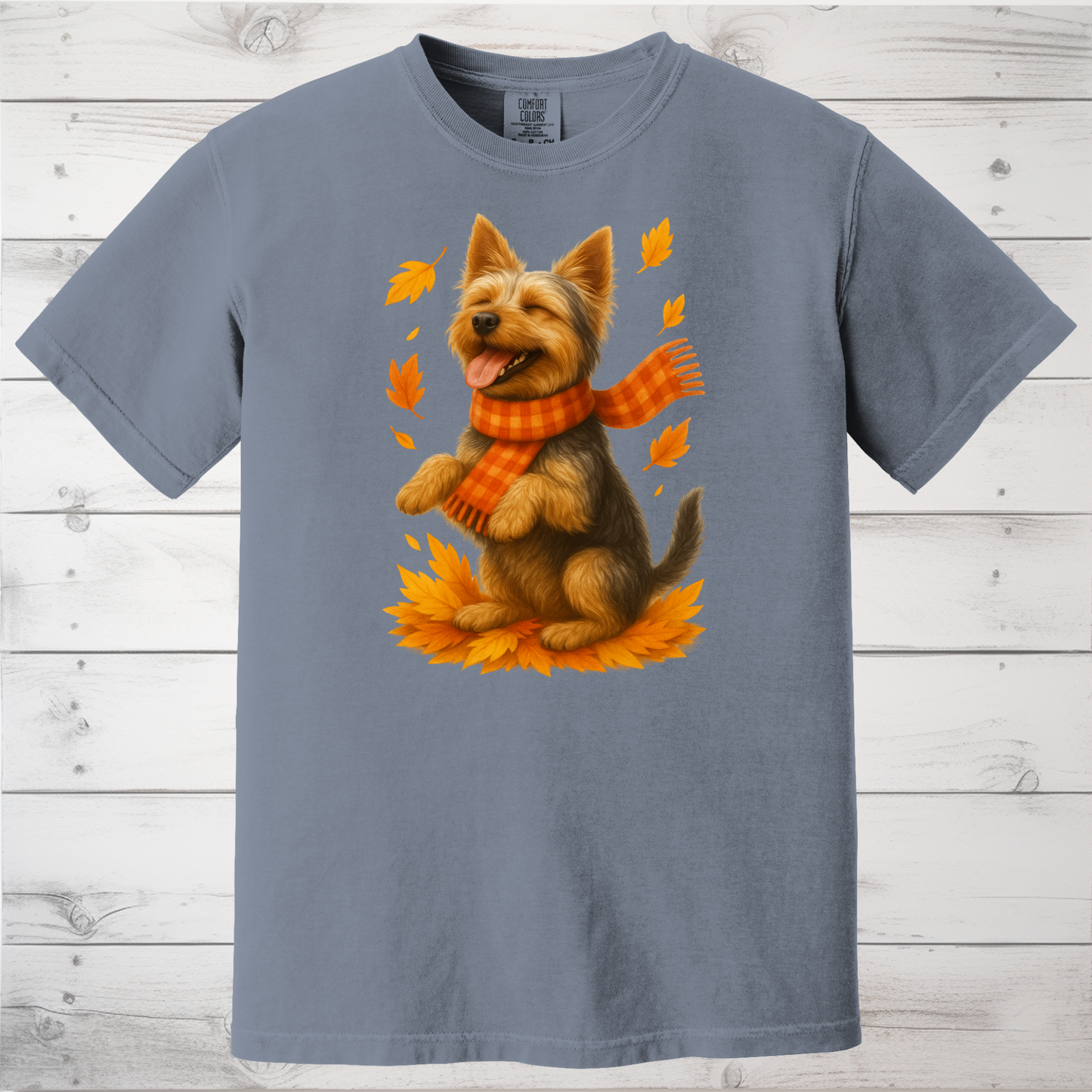 Yorkshire Terrier Fall Sweatshirt, Dog Lover Autumn Shirt, Cute Pet Apparel, Cozy Fall Dog Fashion, Gifts for Dog Owners