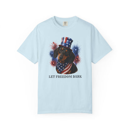 Patriotic Black and Tan Dachshund Shirt