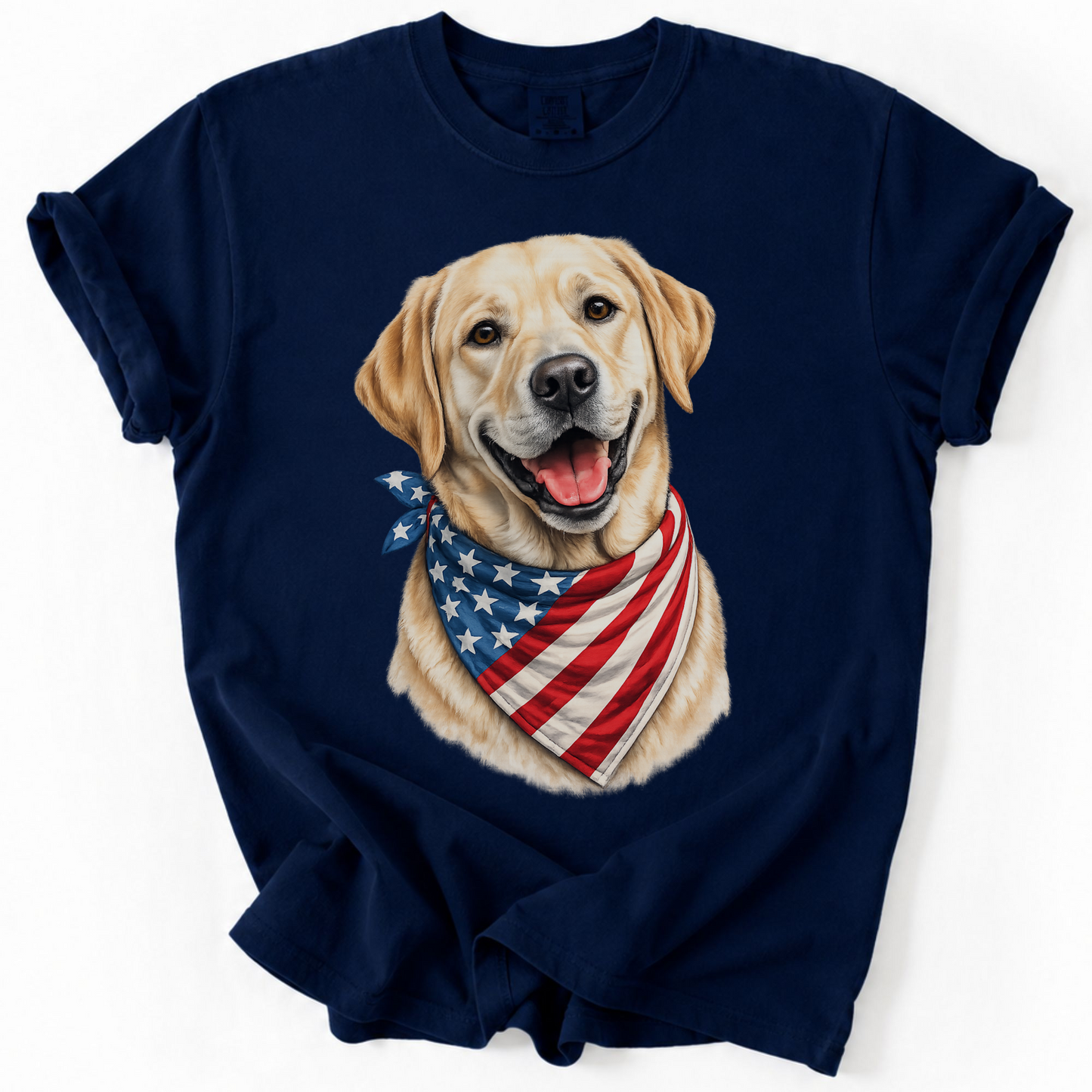 Personalized Dog Shirt, Custom Pet Portrait, Patriotic Dog Lover Gift