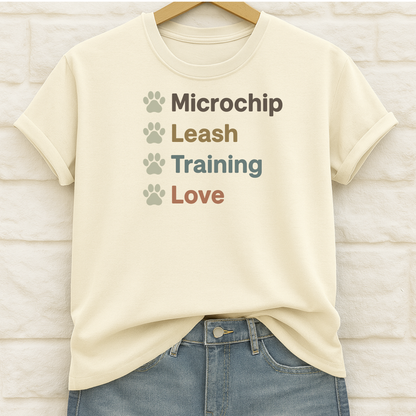 Responsible Dog Ownership T-Shirt, Pet Lover Gift, Funny Dog Owner Tee, Comfortable Cotton Shirt, Eco-Friendly Pet Apparel