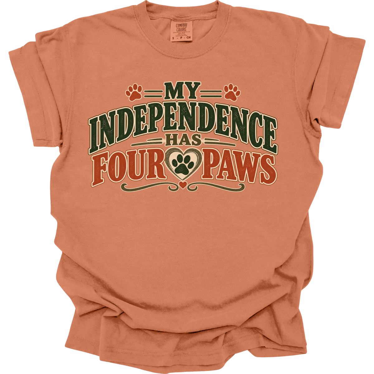 Service Dog Handler Shirt, My Independence Has Four Paws, Working Dog Gift