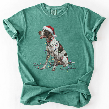 English Pointer Christmas Lights Shirt