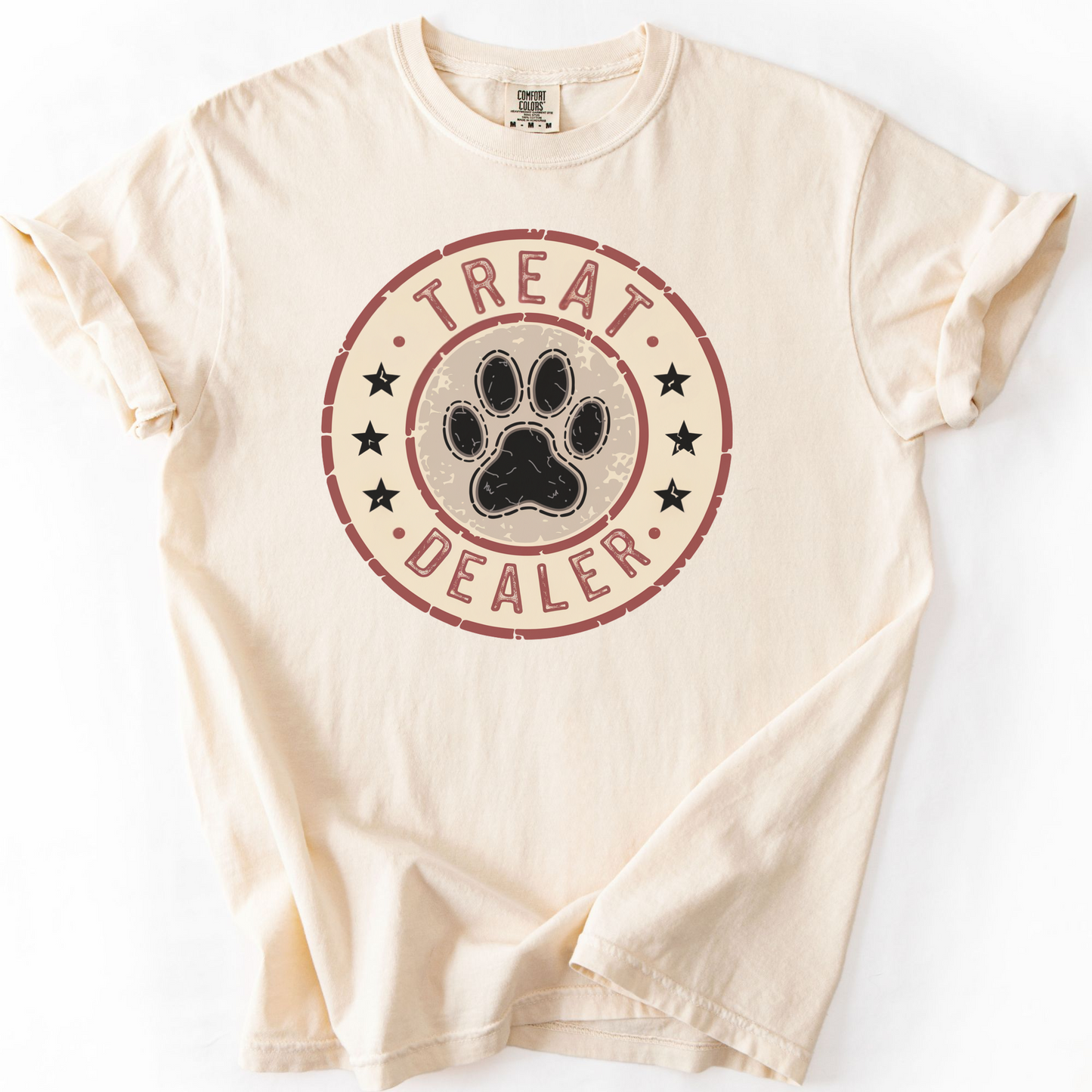 Treat Dealer Shirt, Funny Dog Mom Tee, Dog Lover Comfort Colors Shirt