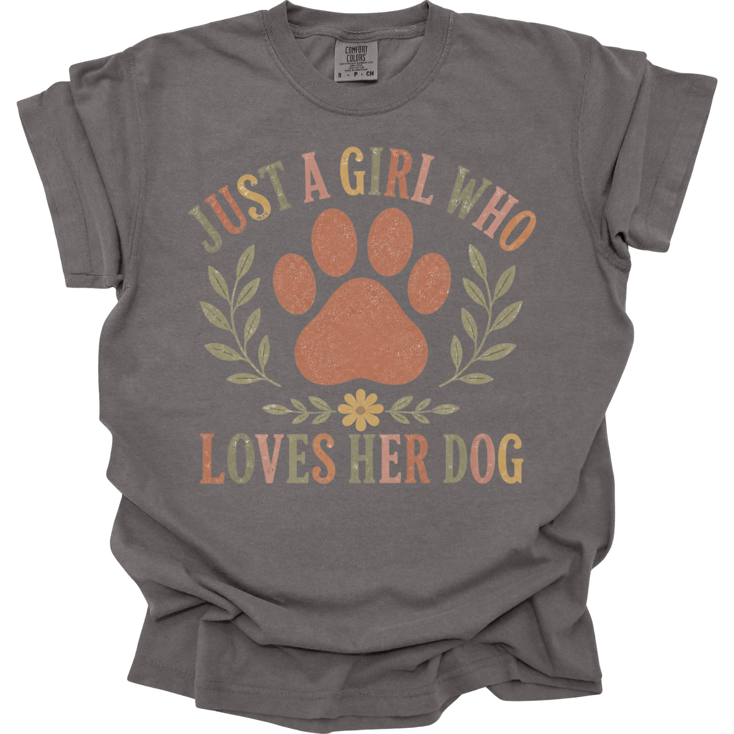 Just a Girl Who Loves Her Dog Shirt, Dog Mom Shirt, Dog Lover Gift