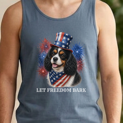 Patriotic Tricolor Cavalier Tank Top