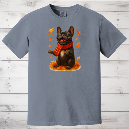 French Bulldog Autumn Sweatshirt, Cozy Fall Dog Shirt, Pet Lover Gift, Seasonal Canine Apparel