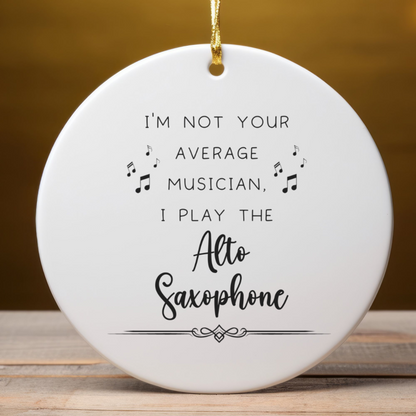Alto Saxophone Ornament, Gift for Alto Sax Player