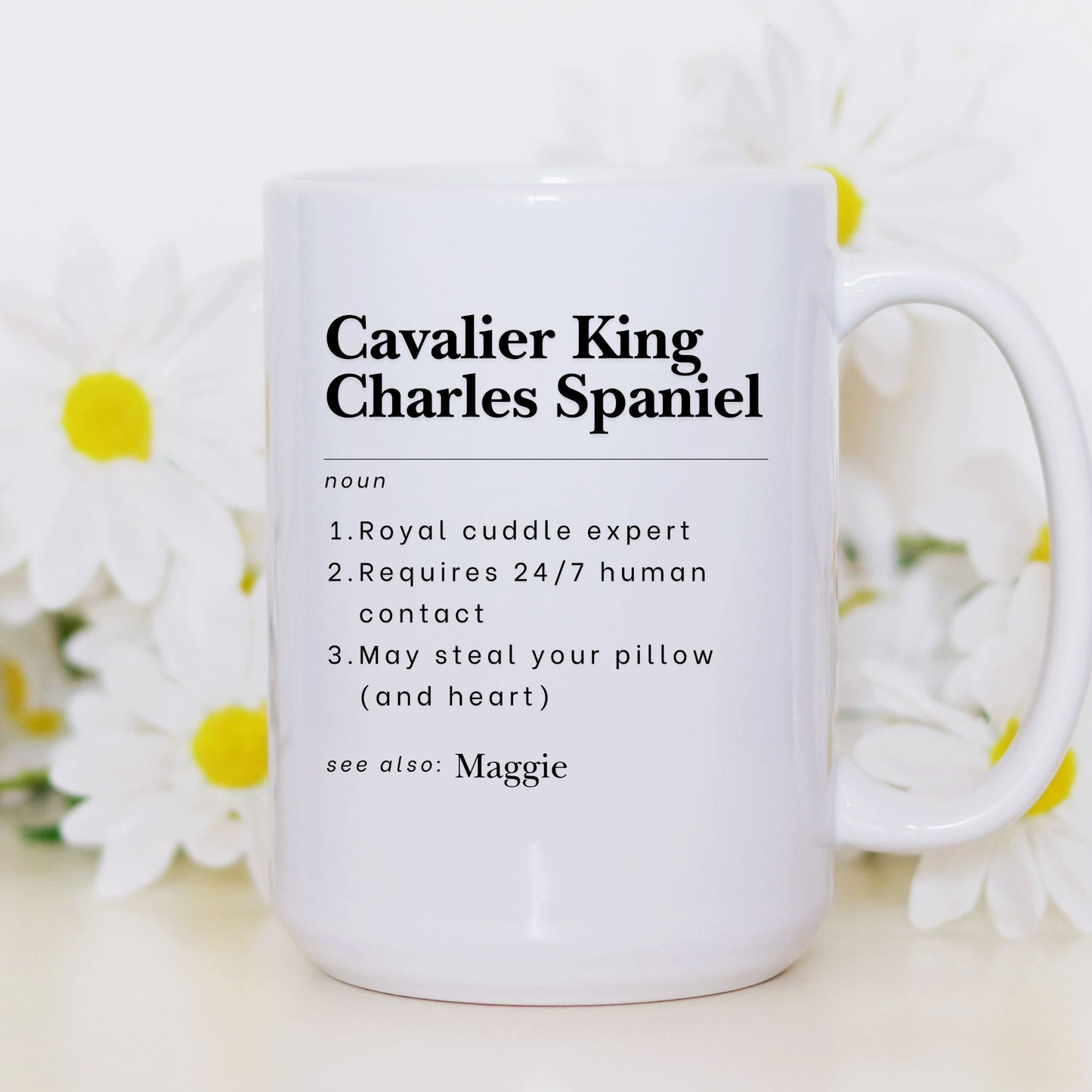 Personalized Cavalier King Charles Spaniel Mug