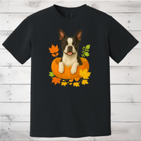 Load image into Gallery viewer, Boston Terrier Pumpkin Shirt
