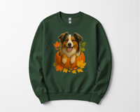 Load image into Gallery viewer, Australian Shepherd Pumpkin Fall Shirt
