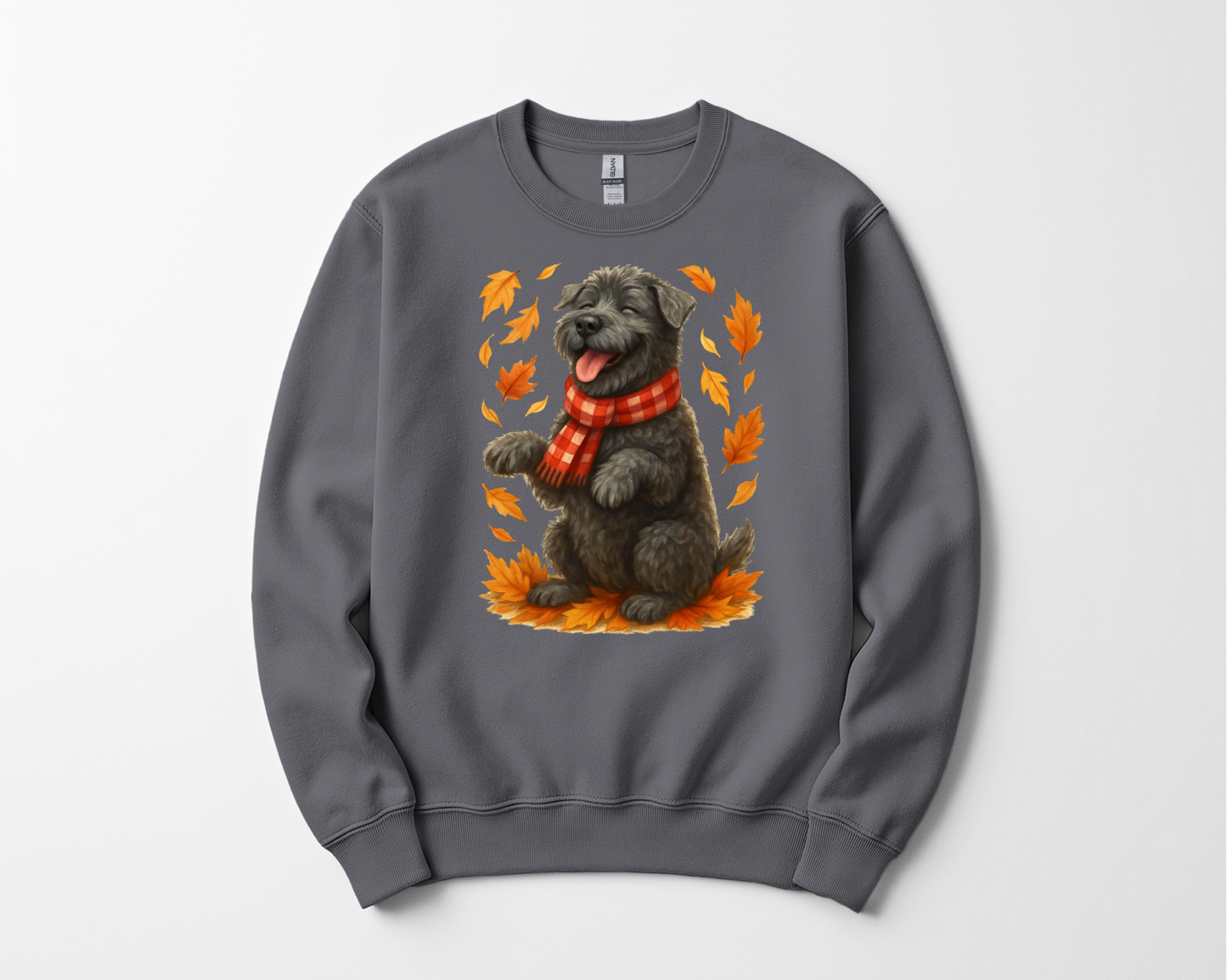 Kerry Blue Terrier Shirt, Autumn Dog Sweatshirt, Pet Lover Gift, Cozy Canine Apparel, Fall Clothing for Dog Moms
