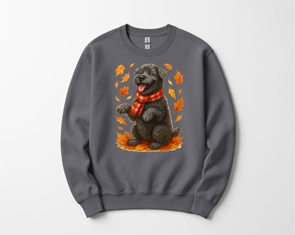 Kerry Blue Terrier Shirt, Autumn Dog Sweatshirt, Pet Lover Gift, Cozy Canine Apparel, Fall Clothing for Dog Moms