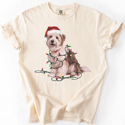 Christmas Coton De Tulear Shirt, Christmas Lights Dog Tee, Christmas Dog Tee, Coton De Tulear Mom Tshirt, Gift for Dog Lover