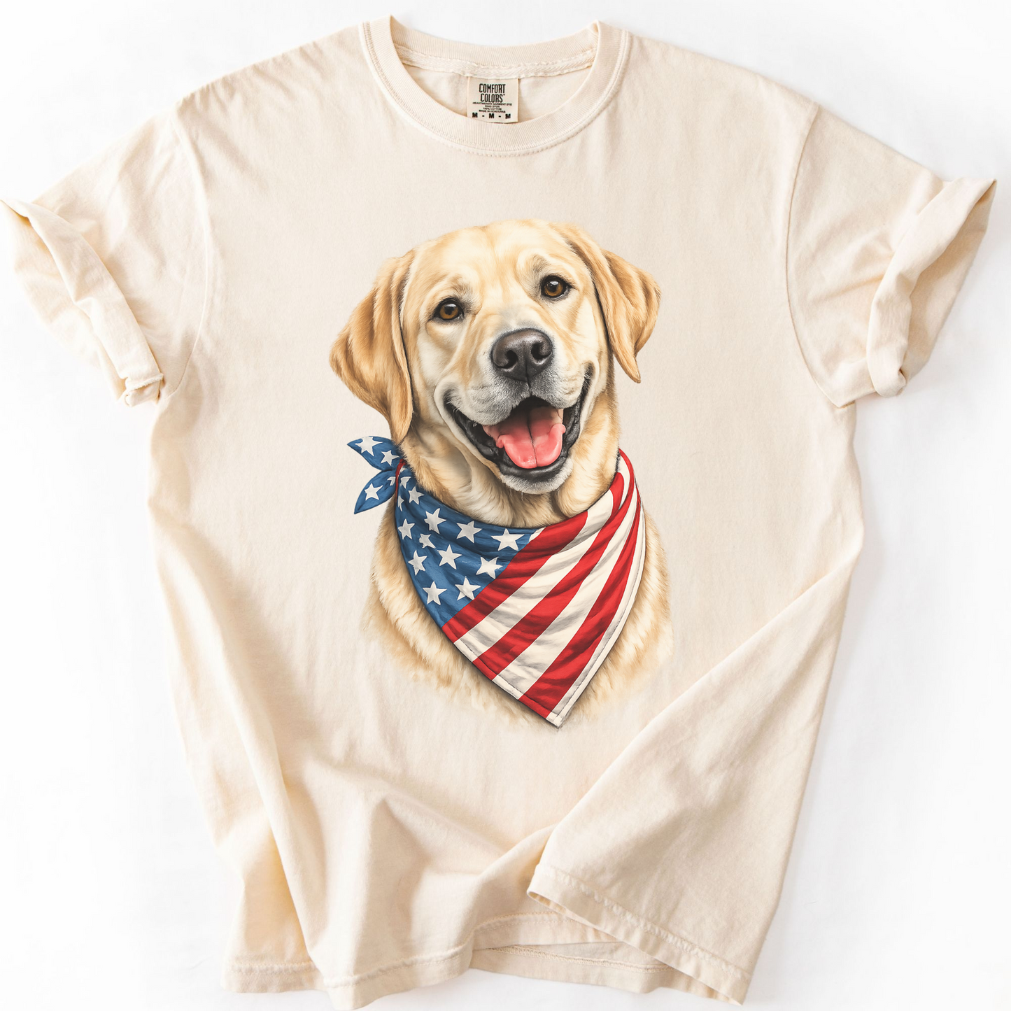Personalized Dog Shirt, Custom Pet Portrait, Patriotic Dog Lover Gift