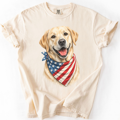 Personalized Dog Shirt, Custom Pet Portrait, Patriotic Dog Lover Gift