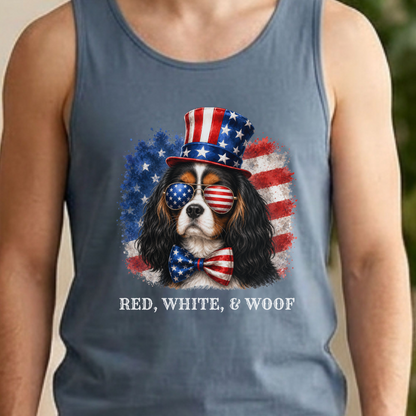 Patriotic Tri Color Cavalier Tank Top