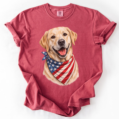 Personalized Dog Shirt, Custom Pet Portrait, Patriotic Dog Lover Gift
