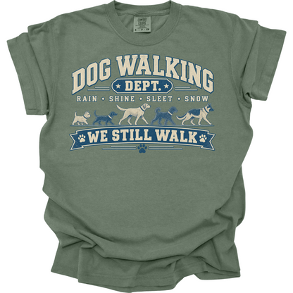 Dog Walker Shirt, Dog Walking Department Tee, Professional Dog Walker Gift, Pet Sitter Shirt