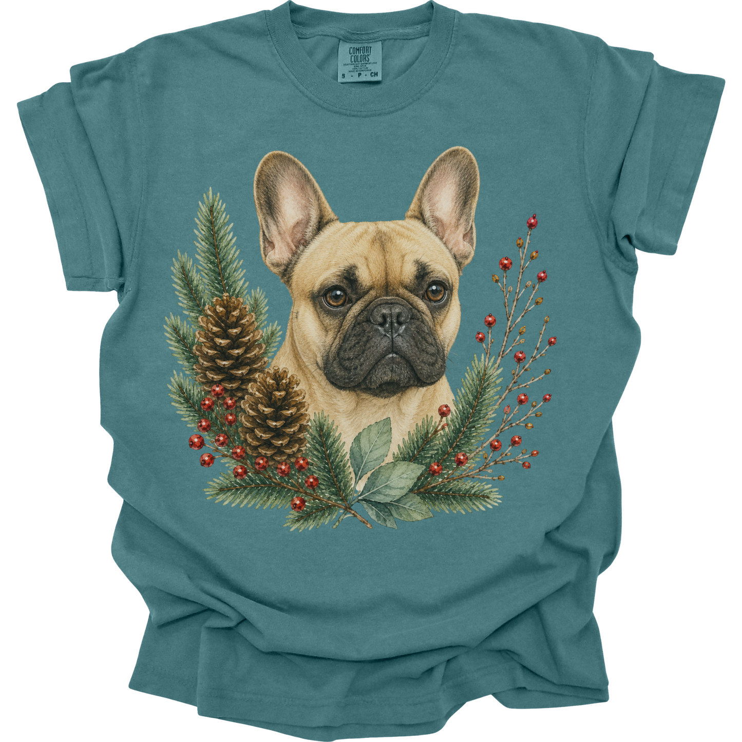French Bulldog Christmas Shirt, Frenchie Dog Mom Tee, French Bulldog Lover Christmas Gift