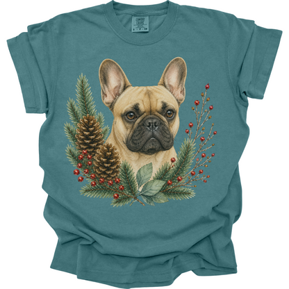 French Bulldog Christmas Shirt, Frenchie Dog Mom Tee, French Bulldog Lover Christmas Gift