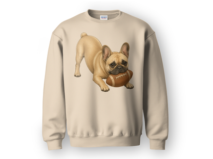 French Bulldog Football Sweatshirt