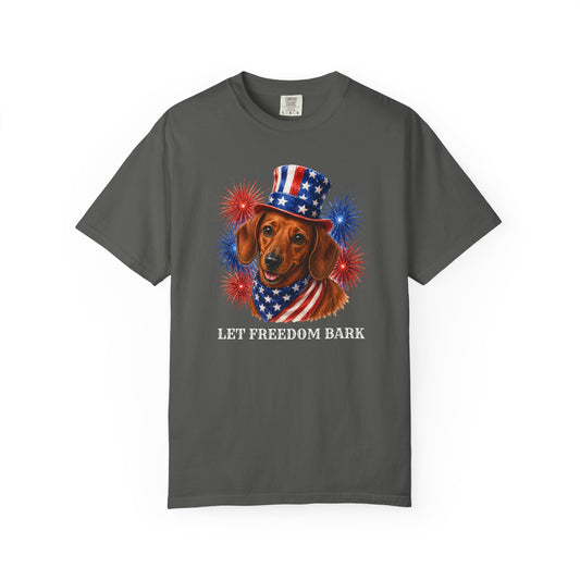 Red Dachshund Patriotic Shirt