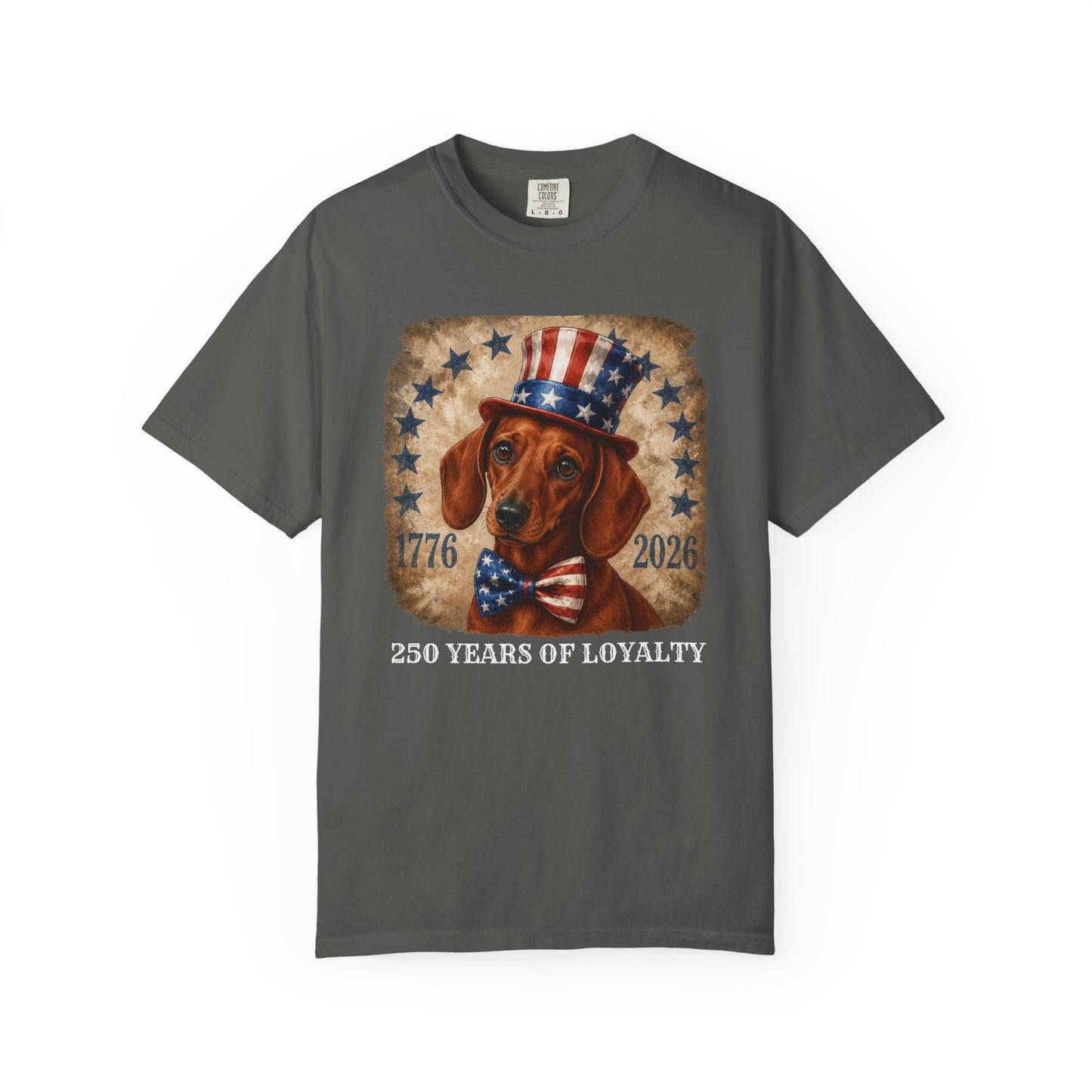 Red Dachshund 250 Years of Loyalty Shirt