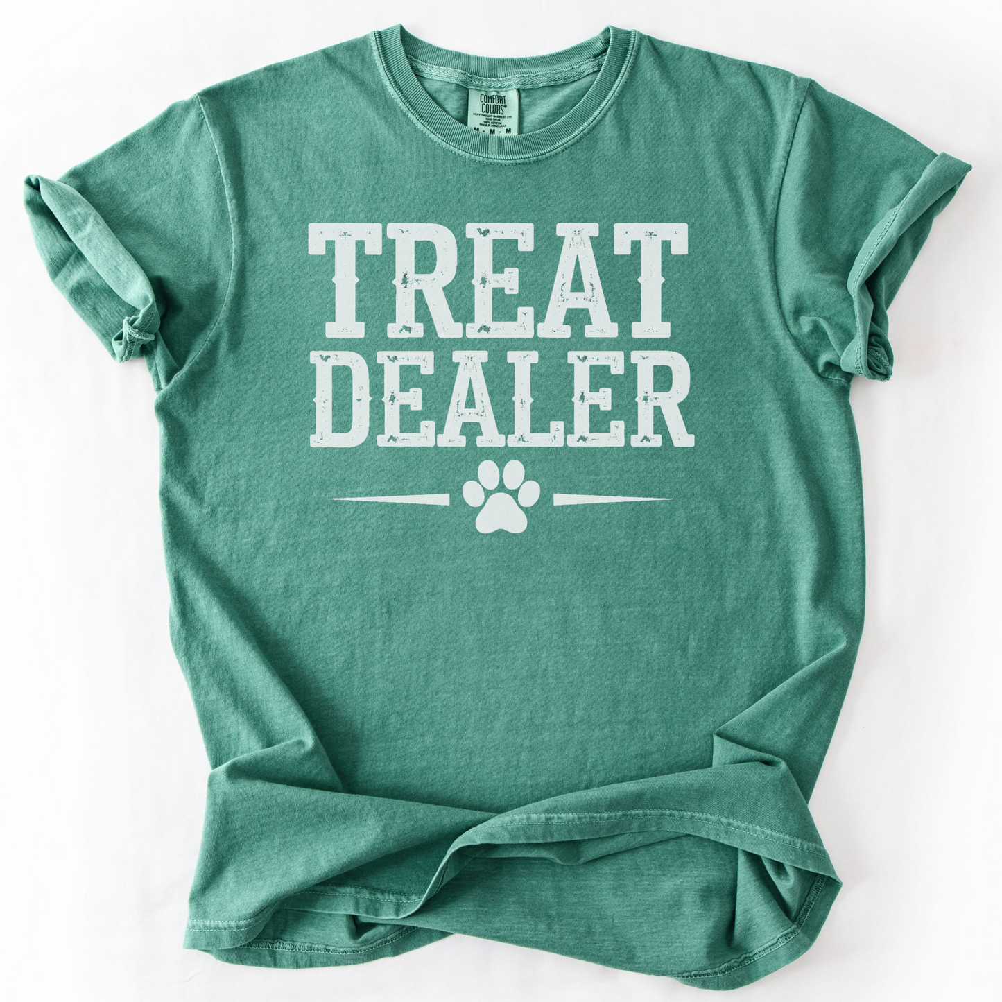 Treat Dealer Shirt, Funny Dog Lover Tee, Comfort Colors Dog Mom Gift