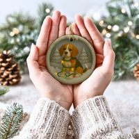 Load image into Gallery viewer, Personalized Beagle Christmas Lights Keepsake