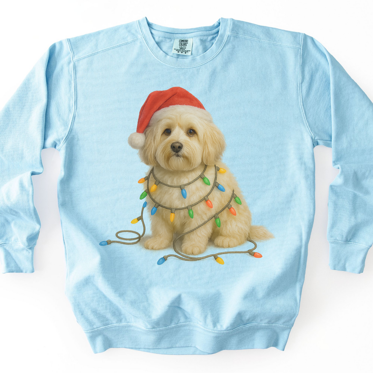 Havanese Christmas Lights Sweatshirt