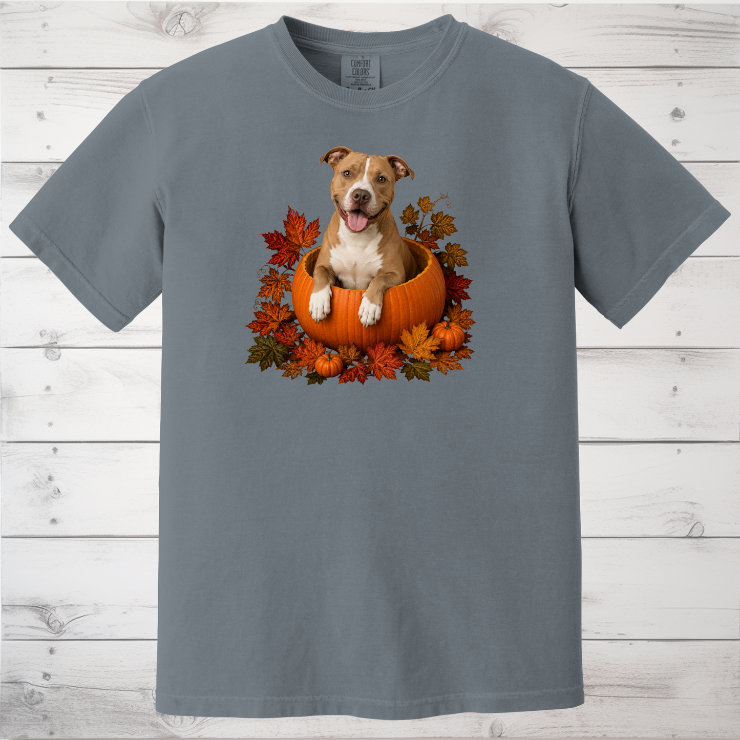 Pitbull Pumpkin Shirt