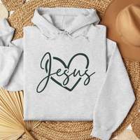 Load image into Gallery viewer, Jesus Heart Shirt, Tank or Hoodie, Christian Apparel for Women, Faith Graphic Tee, Cute Jesus Lover Gift
