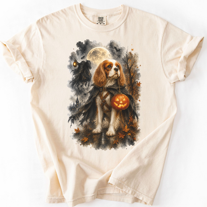 Blenheim Cavalier Headless Horseman Inspired Halloween Comfort Colors Shirt