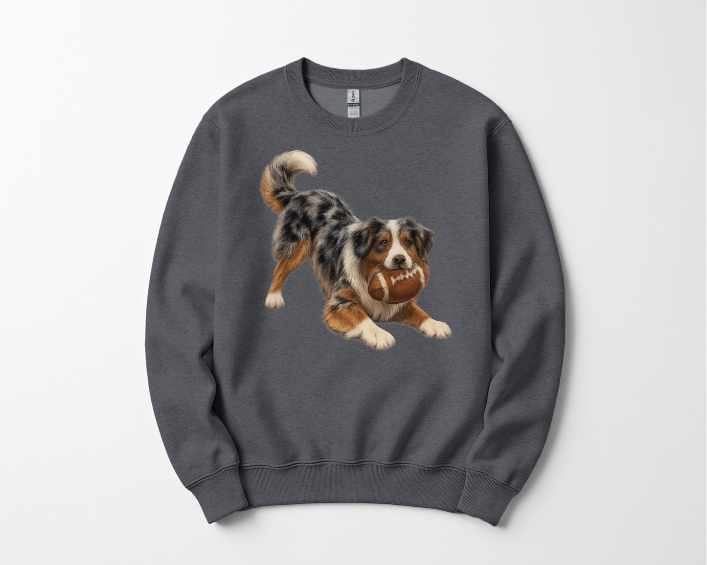 Australian Shepherd Football Sweatshirt