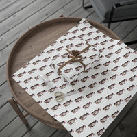 Load image into Gallery viewer, American Bulldog Christmas Lights Wrapping Paper
