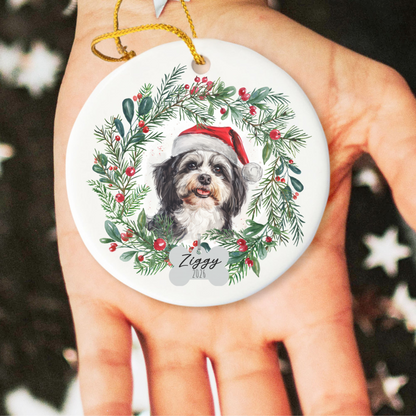Personalized Havanese Christmas Ornament