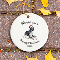 Load image into Gallery viewer, Christmas Great Dane Ornament, Christmas Lights Dog Keepsake
