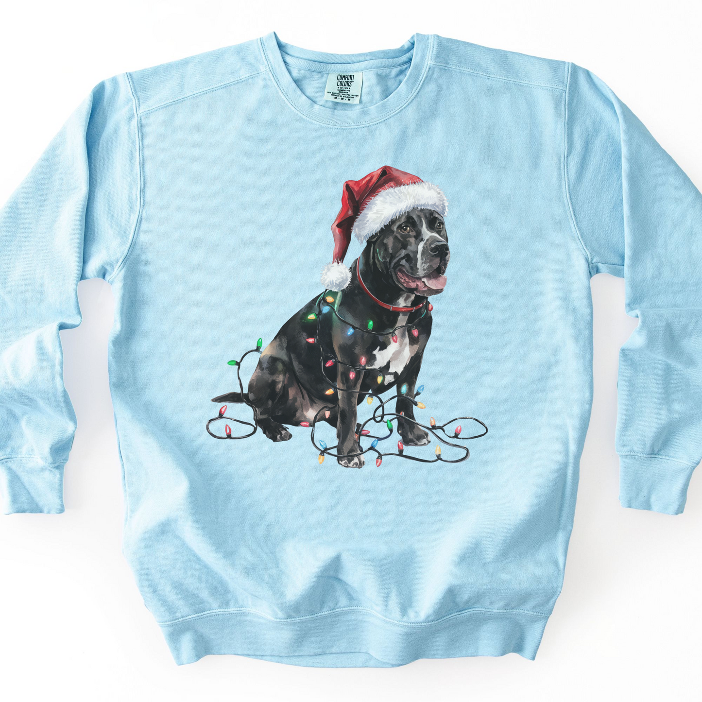Cane Corso Christmas Lights Sweatshirt