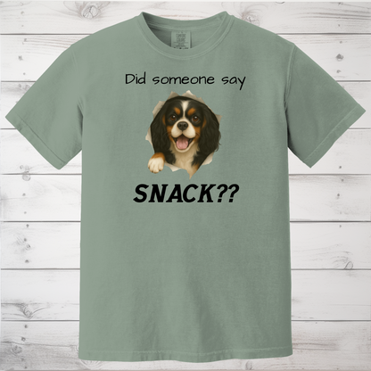 Did Someone Say Snack?? Funny Cavalier King Charles Spaniel Sweatshirt
