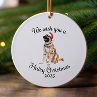 Load image into Gallery viewer, Christmas Anatolian Shepherd Ornament, Christmas Lights Dog Keepsake
