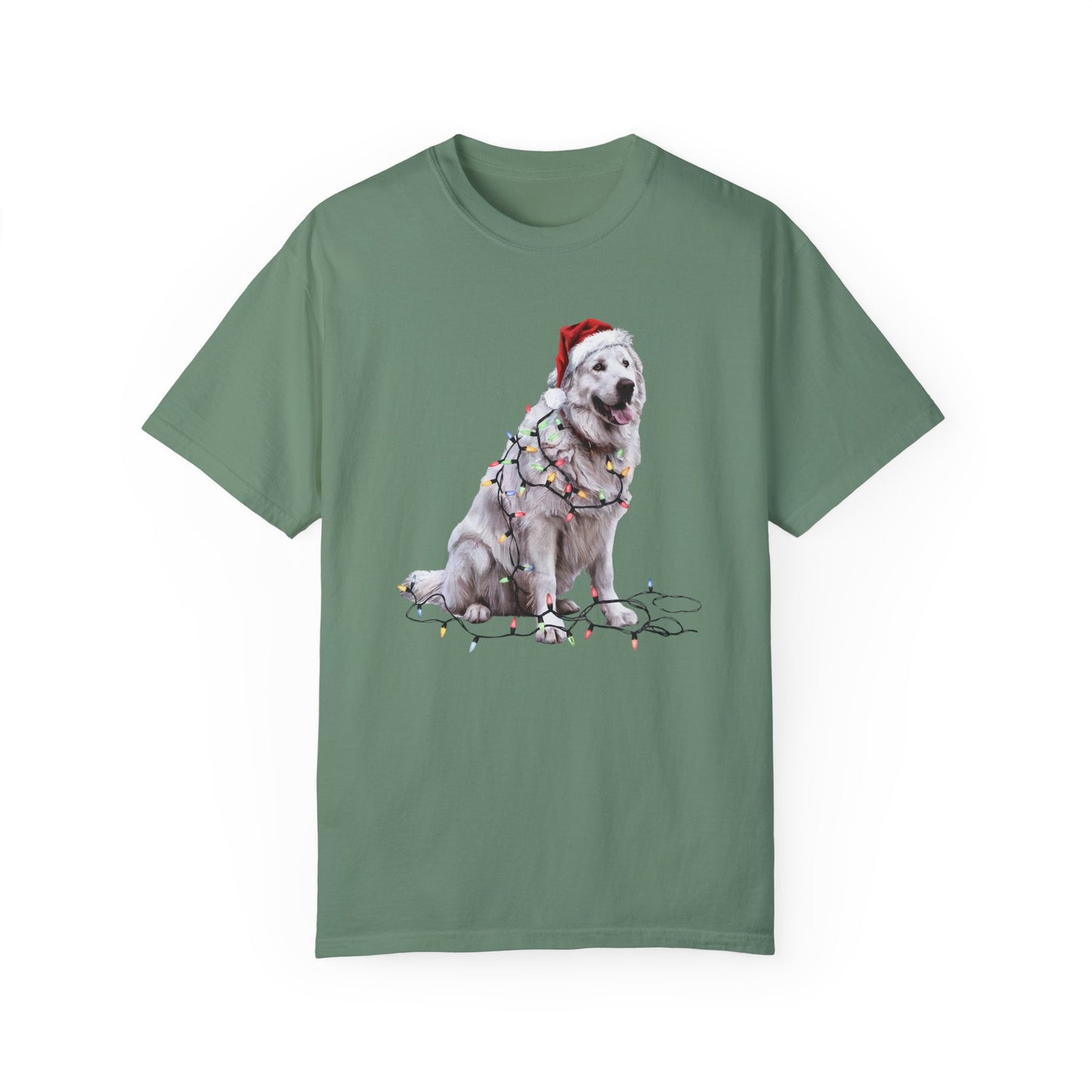 Christmas Great Pyrenees Shirt, Christmas Lights Dog Tee, Christmas Dog Tee, Great Pyrenees Mom Tshirt, Gift for Dog Lover, Great Pyrenees