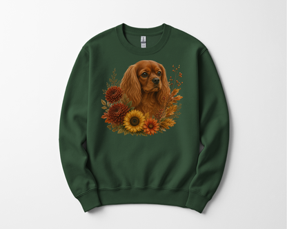 Ruby Cavalier Autumn Floral Sweatshirt