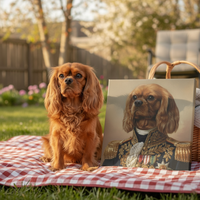 Load image into Gallery viewer, Custom Royal Dog Portrait Renaissance Pet Painting
