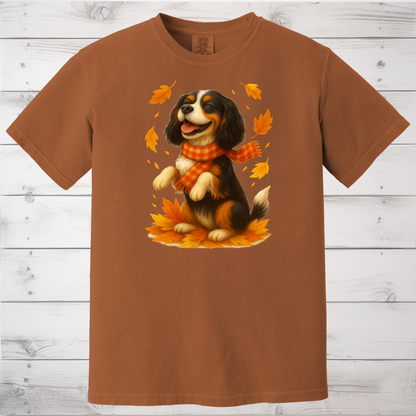 Cavalier King Charles Autumn Shirt, Cozy Spaniel Sweatshirt, Fall Dog Lover Top Gift, Cute Dog Pullover, Autumn Apparel
