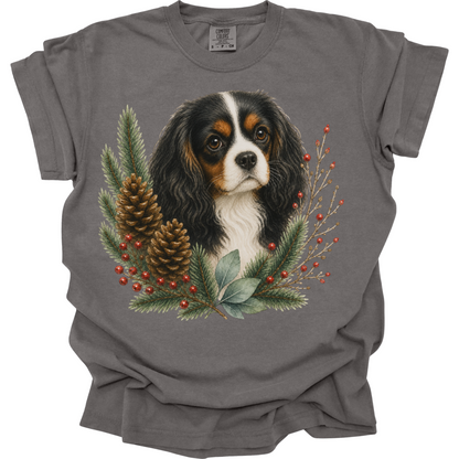 Cavalier King Charles Christmas Shirt, Winter Dog Mom Tee, Cavalier Lover Gift