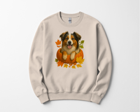 Load image into Gallery viewer, Australian Shepherd Pumpkin Fall Shirt
